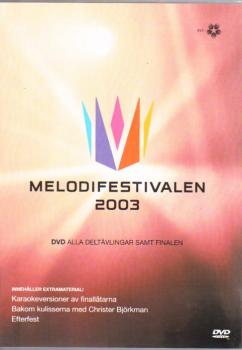 DVD Melodifestivalen 2003 - Schweden Mello - Eurovision - Vorendscheid RAR !